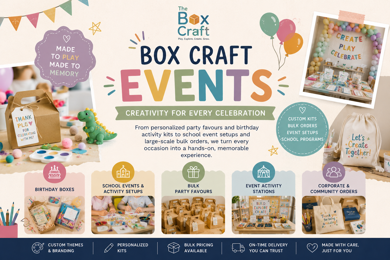 Custom Events & Bulk Orders