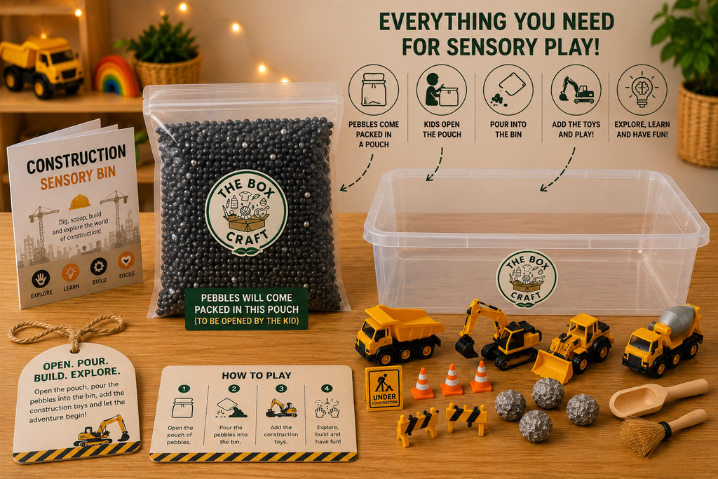 Construction Themed Sensory Box