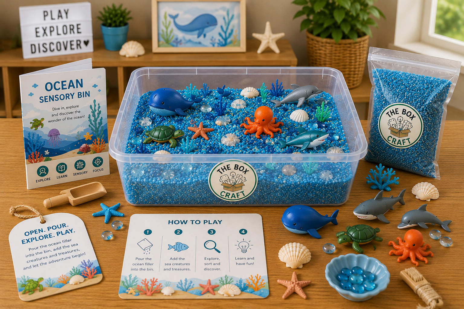 Sea Themed Sensory Box