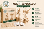 3D Mechanical Automata Kit: Knight & Pegasus
