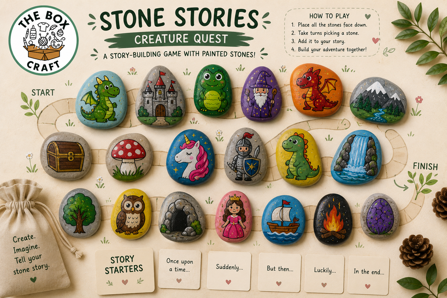 Stone Stories – Paint, Pick & Tell