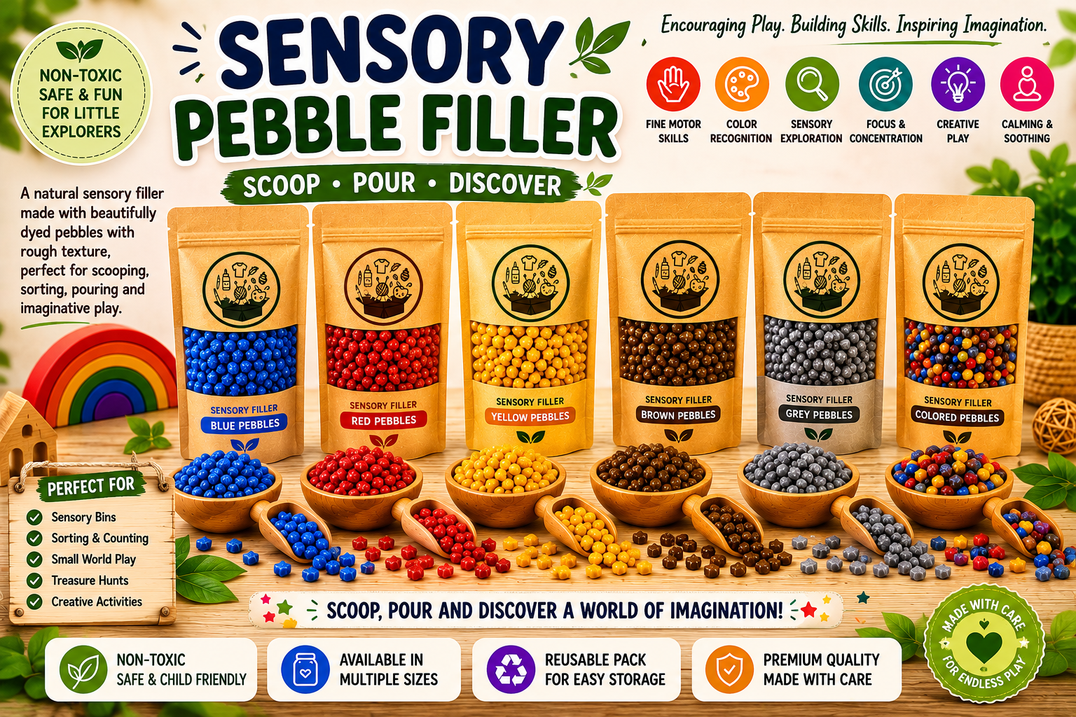 Sensory Pebble Filler