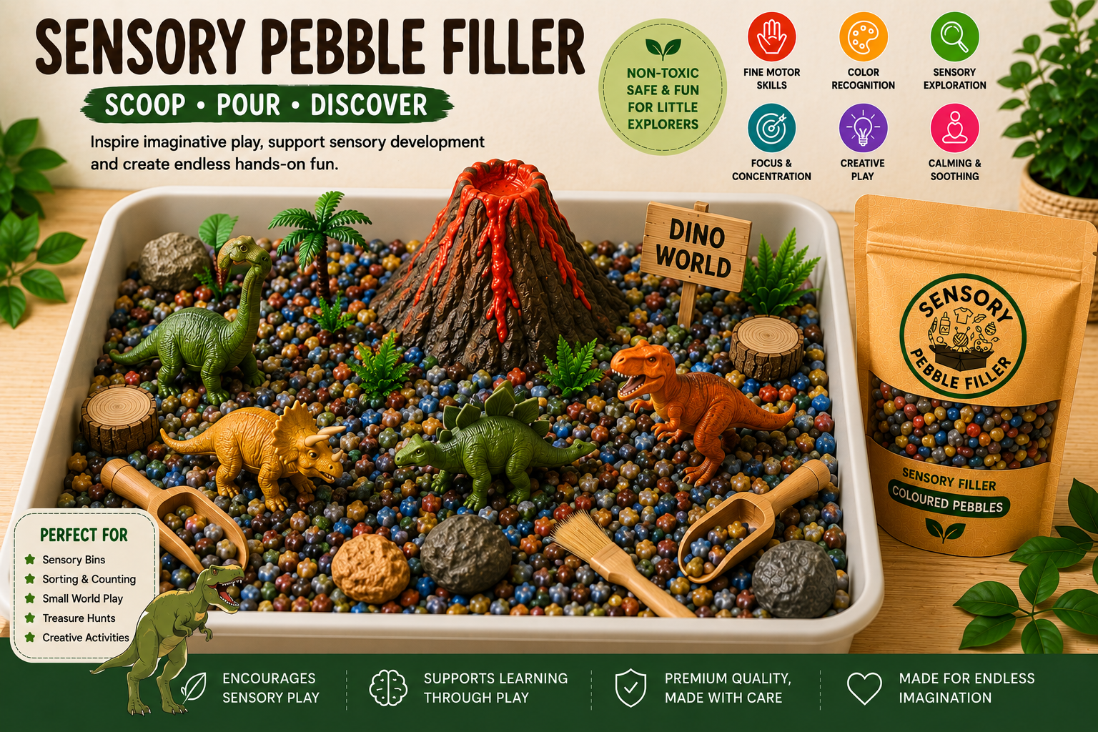 Sensory Pebble Filler