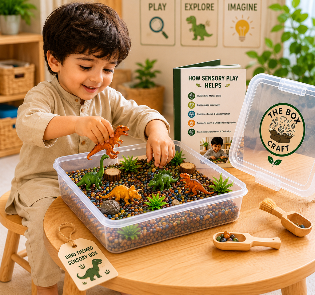 Dino Themed Sensory Box