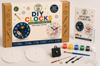 DIY Clock, ceramic, painting, art m crafts, time