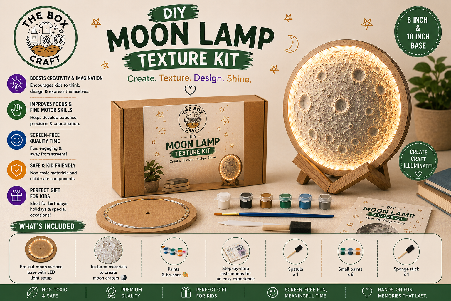 DIY Moon Lamp Kit