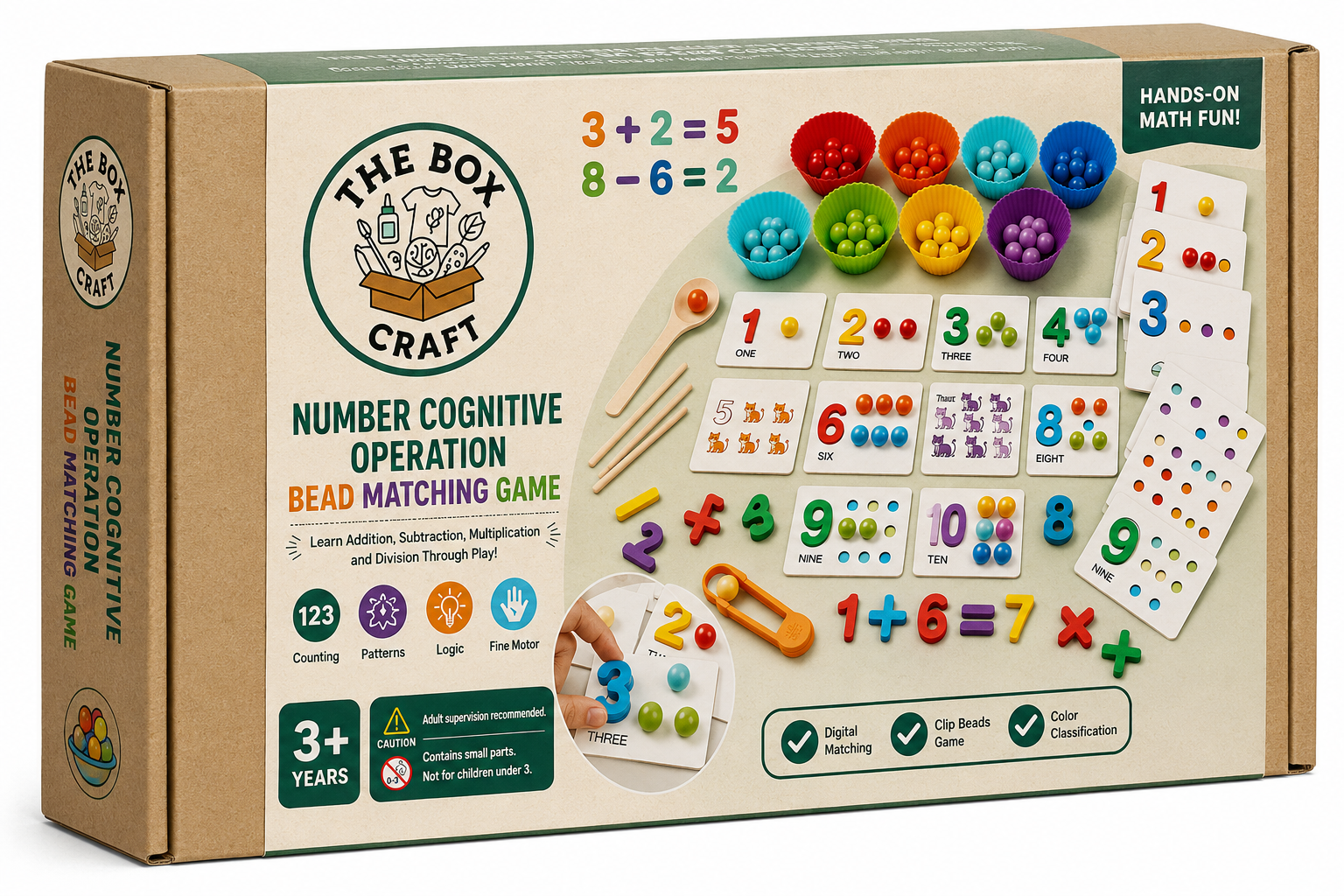 Number Cognitive Operation Bead Matching Game