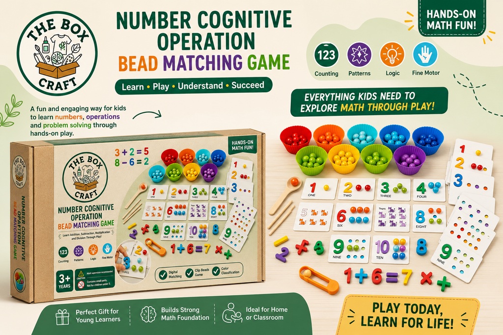 Number Cognitive Operation Bead Matching Game