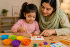 Number Cognitive Operation Bead Matching Game
